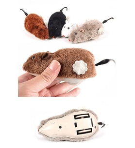 Pribor Kurmalı Fare Kedi Oyuncağı Peluş Yaratıcı Oyuncak (Çok Renkli)