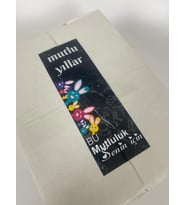 Mutlu Yıllar Yazılı Kutu Kapama 14,5 cm Yapışkanlı Etiket 50 Adet