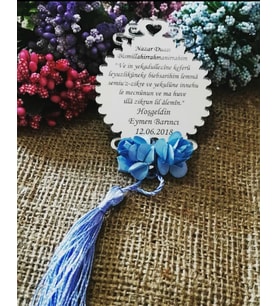 Kişiye Özel Pleksi Bebek Magnet Hatıra (Altın)