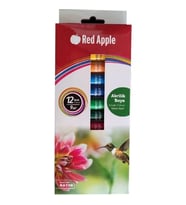 Red Apple Akrilik Boya Tüp 9 Ml 12 Renk