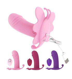Carmine Wireless ?Kumandalı Giyilebilir Şarjlı Su Geçirmez Kelebek Model Vibratör??