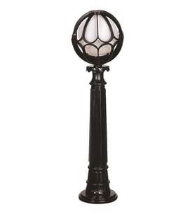 AVONNI BSU-68079-BSY-M1-BOP Siyah Boyalı Dış Mekan Aydınlatma E27 Aluminyum Polietilen Cam 30cm