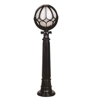 AVONNI BSU-68079-BSY-M1-BOP Siyah Boyalı Dış Mekan Aydınlatma E27 Aluminyum Polietilen Cam 30cm
