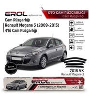 Renault Megane 3 (2009-2015) 4'lü HB Mugen Cam Rüzgarlığı