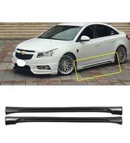 Chevrolet Cruze R Yan Marşpiyel Seti Plastik 2 Adet Mat Siyah 2008 2009 2010 2011 2012 2013 2014 karlık+ek+bodykit