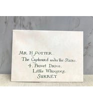 Harry Potter Davet Mektubu 10'Lu (Krem)