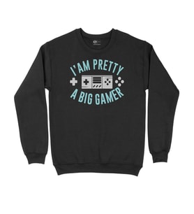 A big Gamer Siyah Sweatshirt
