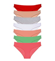 7 adet Süper Eko Set Likralı Kadın Slip Külot Set 8