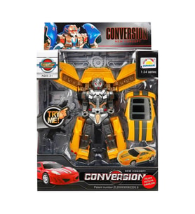 1:24 Sesli ve Işıklı Dönüşebilen Robot 22 cm