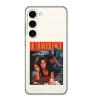 Samsung Galaxy S23 Uyumlu Lana Del Rey Ultraviolence Desenli Şeffaf Telefon Kılıfı