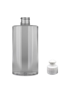 250ml şeffaf şişe puspul kapaklı, 12 adet, puspul kapaklı şişe, deterjan şişesi, plastik şişe, şeffaf şişe, sabun şişesi, duş jeli şişesi