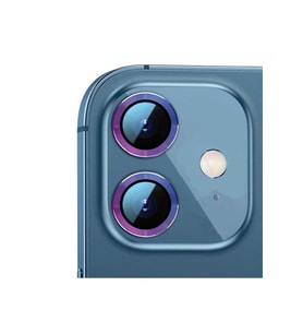Apple iPhone 12 Mini Uyumlu Zore CL-07 Kamera Lens Koruyucu (Çok Renkli)