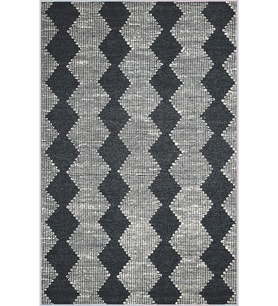 Eliana Home Baskılı, Yıkanabilir Kaymaz Taban Salon Halısı LNA0061-SM12 100x150 cm (Gri)