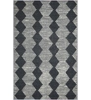 Eliana Home Baskılı, Yıkanabilir Kaymaz Taban Salon Halısı LNA0061-SM12 100x150 cm (Gri)