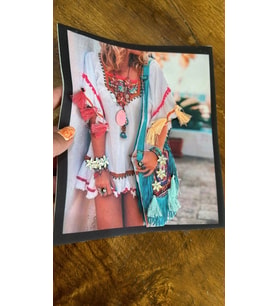 3 BOYUTLU ZİRKON TAŞLI PUL PAYETLİ KIZ ARMA DİKİŞ APLİKE 24X21 CM