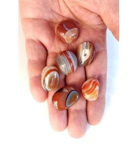 Çizgili Akik 50 Gram Tamburlu Parçalar 446
