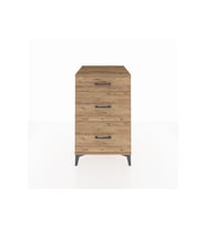 Kronos Komodin 3 Çekmeceli 60x59x96 Çam-Çam