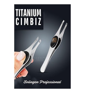 Titanyum Çelik Cımbız Kaş Alma Cımbızı Tüy Alma Cımbızı Solingen Professional