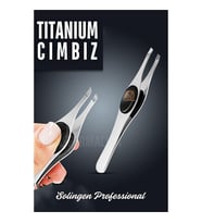 Titanyum Çelik Cımbız Kaş Alma Cımbızı Tüy Alma Cımbızı Solingen Professional