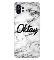 Nothing Phone 1 / 2 Kılıf İsim Yazılı Kişiye Özel Silikon Kapak Model-18 (Çok Renkli)