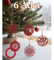 Yılbaşı Ağaç Süsü 9 (Çok Renkli-Renksız)