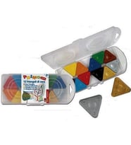 Primo Triangular Wax Crayon Üçgen Sihirli Mum Boya 12 Renk 