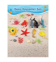 9 Parça Gerçekçi Deniz Hayvanları Figür Seti - Eğitici Okyanus Canlıları Oyuncak