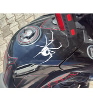 Örümcek Desenli Oto Sticker (25 cm) - Araba, Motor, Kask & Cam İçin Yapıştırma Folyo Etiket
