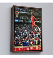 Çerçeveli Michael Jordan Tablo (Siyah)