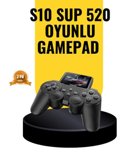 2025 A Kalite S10 Gamepad 520 Oyunlu Tv Bağlantılı Atari Konsolu