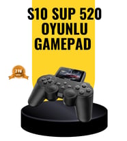 2025 A Kalite S10 Gamepad 520 Oyunlu Tv Bağlantılı Atari Konsolu