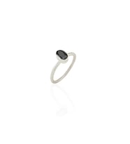 Kadir Jewellery 925 Ayar Gümüş Kaplama Zirkon Taşlı Kadın Minimal Yüzük