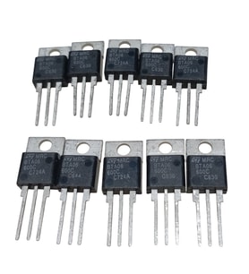 10 Adet BTA06-600C 6A 600V TO-220 Triyak