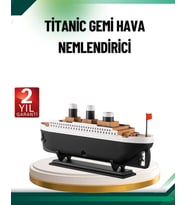 Buhar Efektli Titanik Gemi Oda Kokusu Difüzör LED Işıklı Nemlendirici