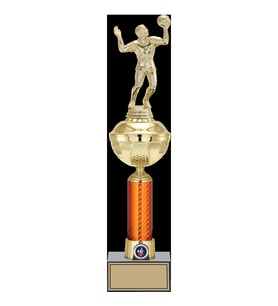 ODAK KUPA - Figürlü Kupalar - Voleybol Erkek Figürlü Kupalar FG-055 B - 44 cm