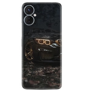Tecno Spark 9T Kılıf Silikon Desen Özel Seri Black Car 1768