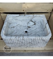 Gold Calacata Lüx Lavabo