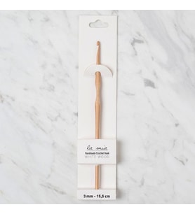 La Mia Whitewood 3 Mm 15.5 Cm Ahşap Yün Tığ