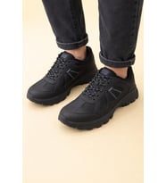 Trendyshose 30518 Memory Taban Rahat Erkek Spor Ayakkabı (Siyah)