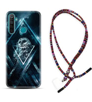 Realme 5i 5 Pro 6i 7 Pro 8 Kılıf Boyun Asklı Rasta Silikon Old Owl 1649