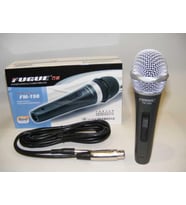 Fugue FM-198B Dinamik Kablolu Mikrofon - Gümüş Başlıklı (Başlangıç/Orta Seviye)  Tek Yönlü (Unidirectional) Kardioid Yapı, Vokal ve Sunum İçin Net Ses İletimi