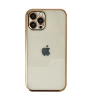 Apple iPhone 12 Pro Kılıf Razer Lensli Silikon - Gold