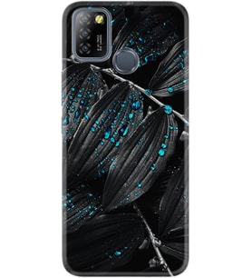 Infinix Smart 5 Kılıf Silikon Desen Foid Green 1643