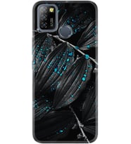 Infinix Smart 5 Kılıf Silikon Desen Foid Green 1643