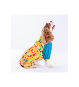 Pawstar Köpek Ice Creams Pyjamas XLarge Sırt38cm Göğüs55cm Boyun34cm