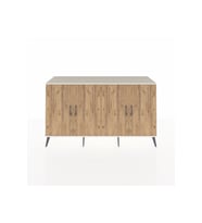 Kronos Konsol 6 Raflı 4 Kapaklı 176x59x99 Aytaşı-Çam/Aytaşı