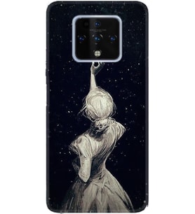 Camon 16 Premier Kılıf Resimli Desenli Baskılı Silikon Kılıf Star Woman 1332