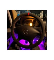 DİKİŞLİ DİREKSİYON KILIFI NUBUK DERİ KIRMIZI YÜZÜK/DİKİŞLİ MERCEDES SPRİNTER 2014 ÖNCESİ