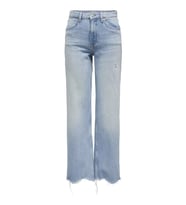 ONLJUICY HW WIDE DES DNM JEANS DOT (Açık Mavi)