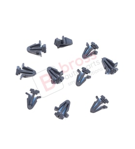 Nissan Sentra Altima Maxima Xterra D21 WD21 62318-01WOO için Koyu Gri 10 Adet Ön Tampon Izgara Tutucu Klipsi